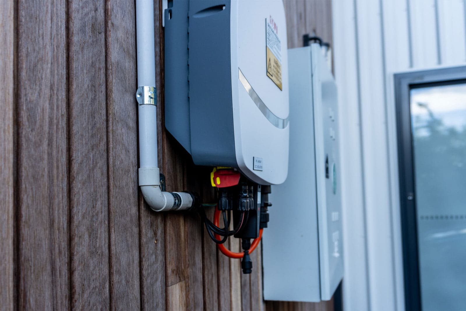 A modern electrical switchboard with circuit breakers and safety switches installed by Voltpro Electrical.