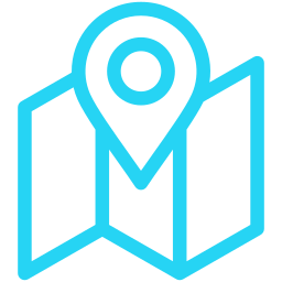 Cyan map location pin icon representing Voltpro's local Sunshine Coast electrical expertise.