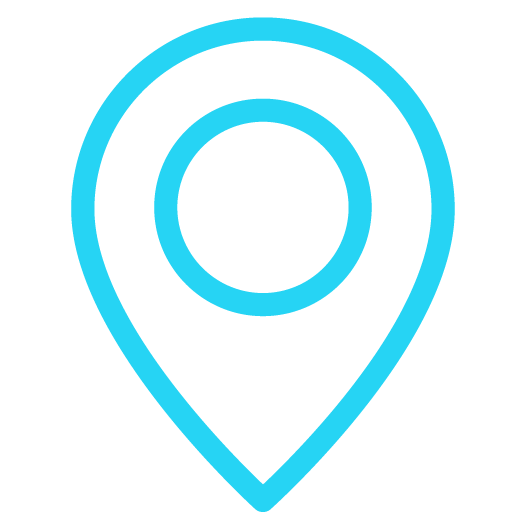 Cyan map pin icon indicating Voltpro's service area regions.
